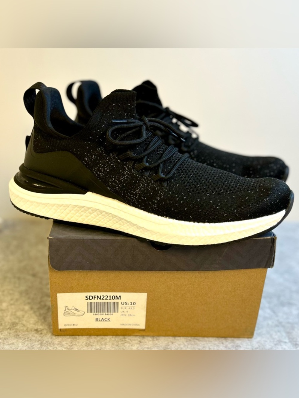 New Dream Pairs Mens Slip on Fashion Sneakers Non-Slip Running Shoes / Sz 10